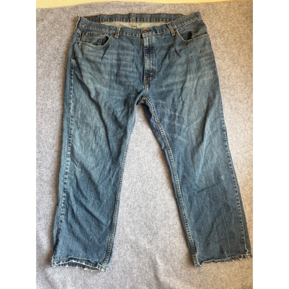 Levi's 559 Relaxed Straight Jeans Men's 42x30 Blue Medium Wash Denim Casual Work